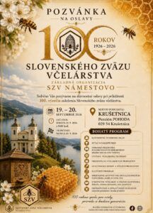 100 ROKOV SLOVENSKÉHO ZVÄZU VČELÁROV - ZÁKLADNÁ ORGANIZÁCIA NÁMESTOVO