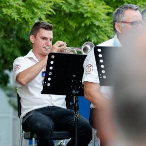 Letný promenádny koncert Dychového orchestra mesta Galanta v Senci