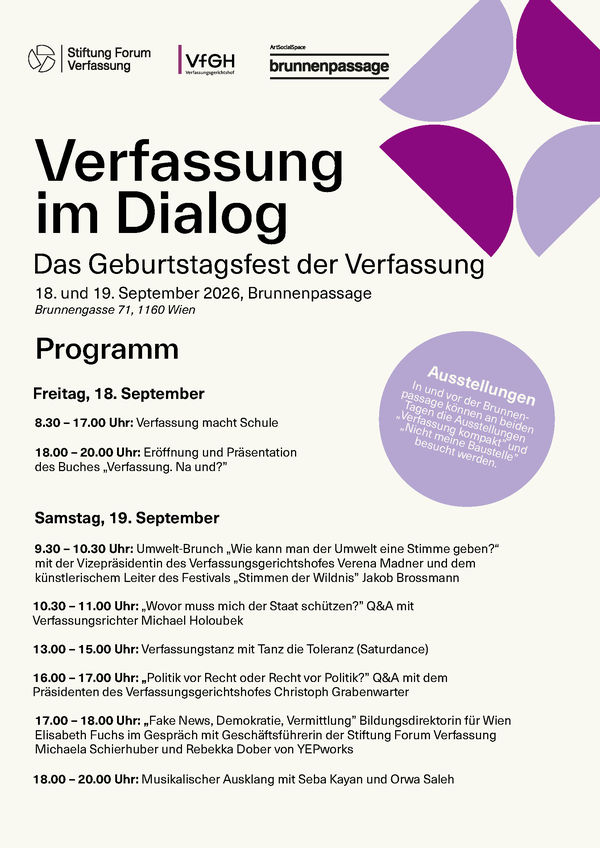 Verfassung im Dialog 2026