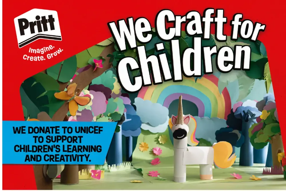 Pritt spendet 100.000 Euro an UNICEF