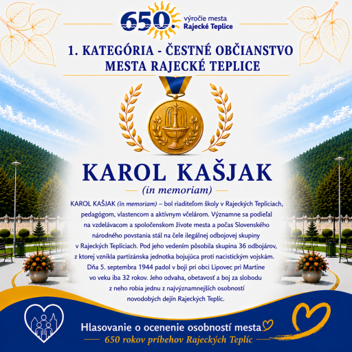 Hlasovanie o ocenenie osobností mesta je spustené