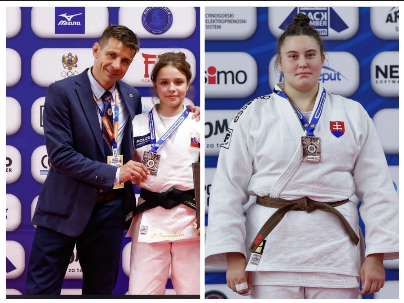 Dve bronzové medaily pre Slovensko! Tománková a Filkorová zažiarili v Podgorici 🥉🥉