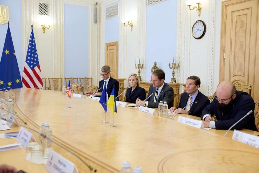 Руслан Стефанчук обговорив із представниками Конгресу США посилення підтримки України та санкційний тиск на росію