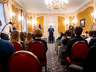 Študenti dnes opäť navštívili Úrad vlády SR