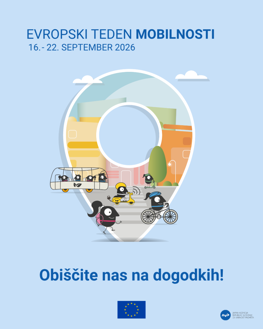 Začenja se nacionalna preventivna akcija Ranljivi udeleženci v prometu in Evropski teden mobilnosti