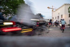 Prvá tohtoročná Nočná cyklojazda mestom Senec