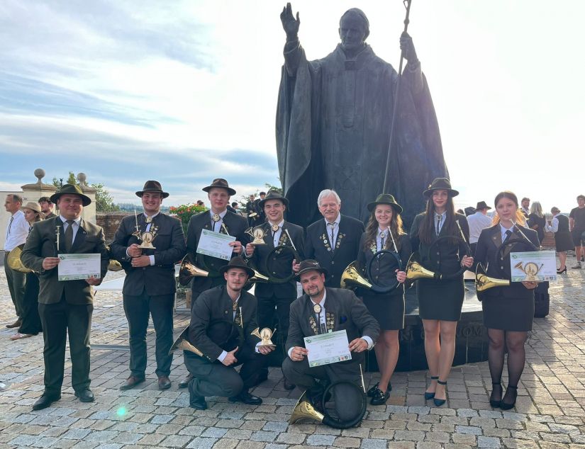 Trubači TUZVO uspeli na Česko-slovenskej súťaži poľovníckych trubačov