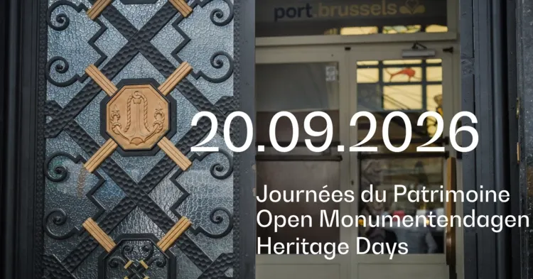 Journées du Patrimoine 2026 : le port de Bruxelles à l'honneur