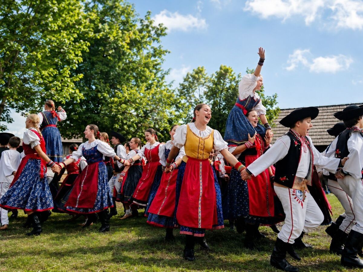 DETSKÝ DEŇ V PRIBYLINE LÁKA NA DIVADLO, HRY, HUDBU, FOLKLÓR AJ HISTORICKÝ VLÁČIK