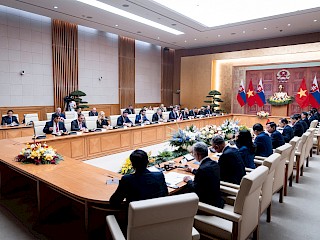 Robert Fico v Hanoji: Slovensko a Vietnam majú potenciál najmä na rozvoj spolupráce v oblasti atómovej energie a zbrojárskeho priemyslu