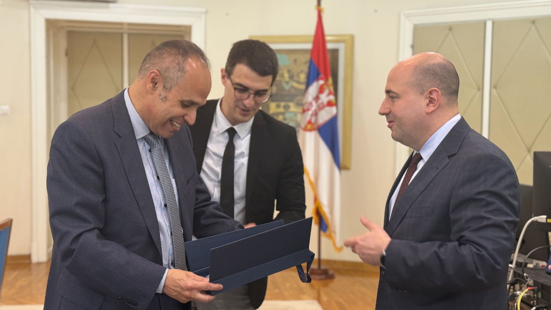 Козарев са амбасадором Марока