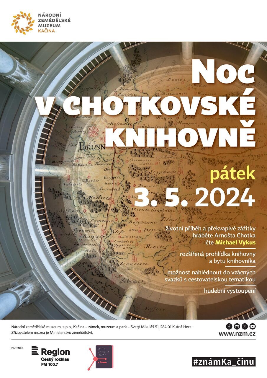 Prožijte Noc v chotkovské zámecké knihovně