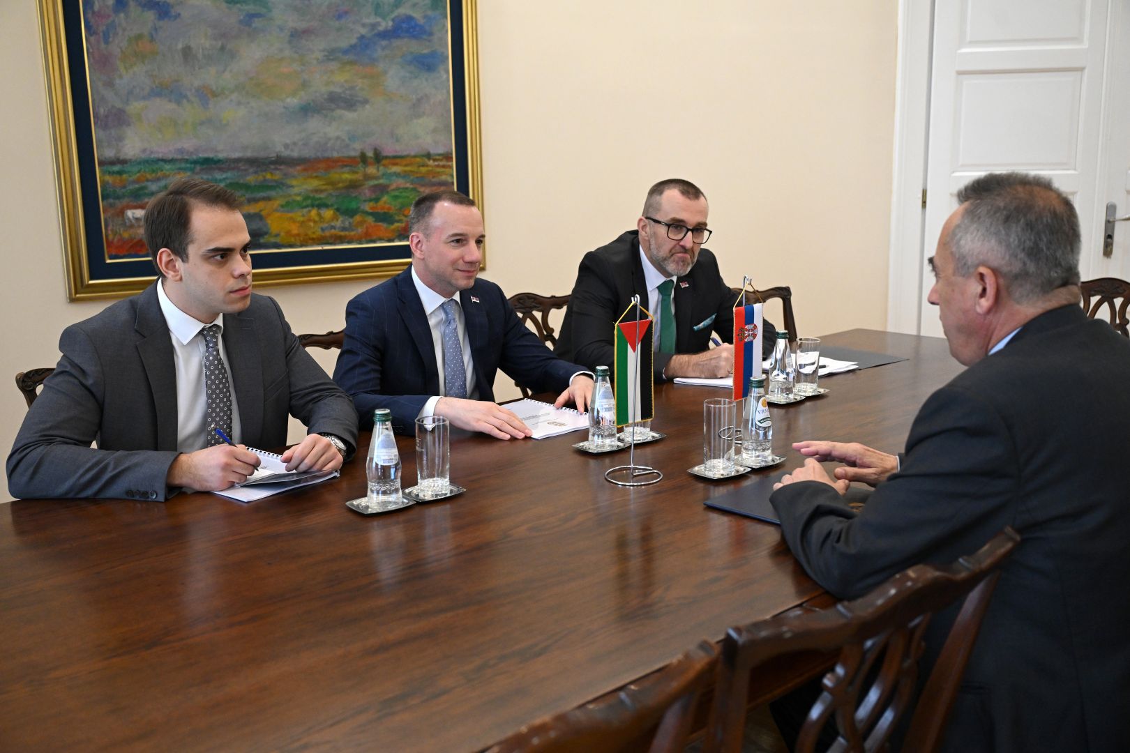 Јовић са амбасадором Државе Палестине