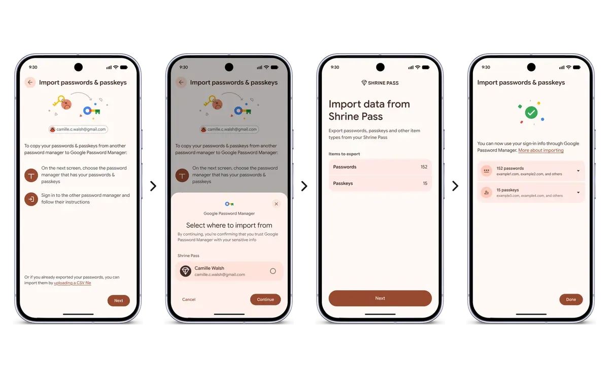Switching password managers is easy and safe on Android