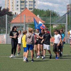 Slávnostné odovzdanie výsledkov projektu „Športový areál ZŠ Mlynská – 1. etapa“ spolufinancovaného z Programu Slovensko
