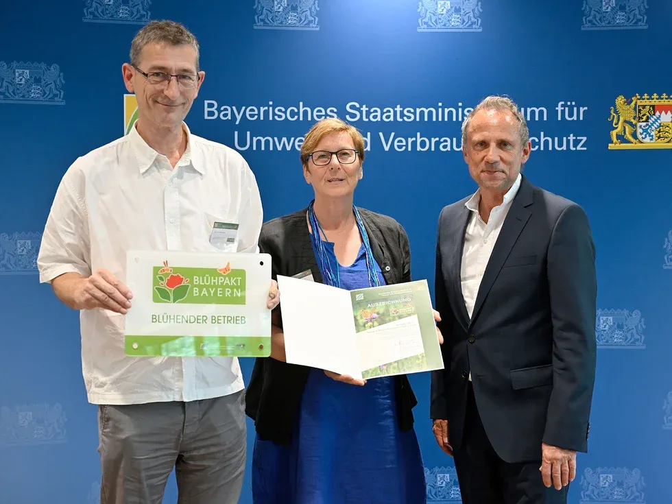 Golfpark-Office.de als "Blühender Betrieb" ausgezeichnet