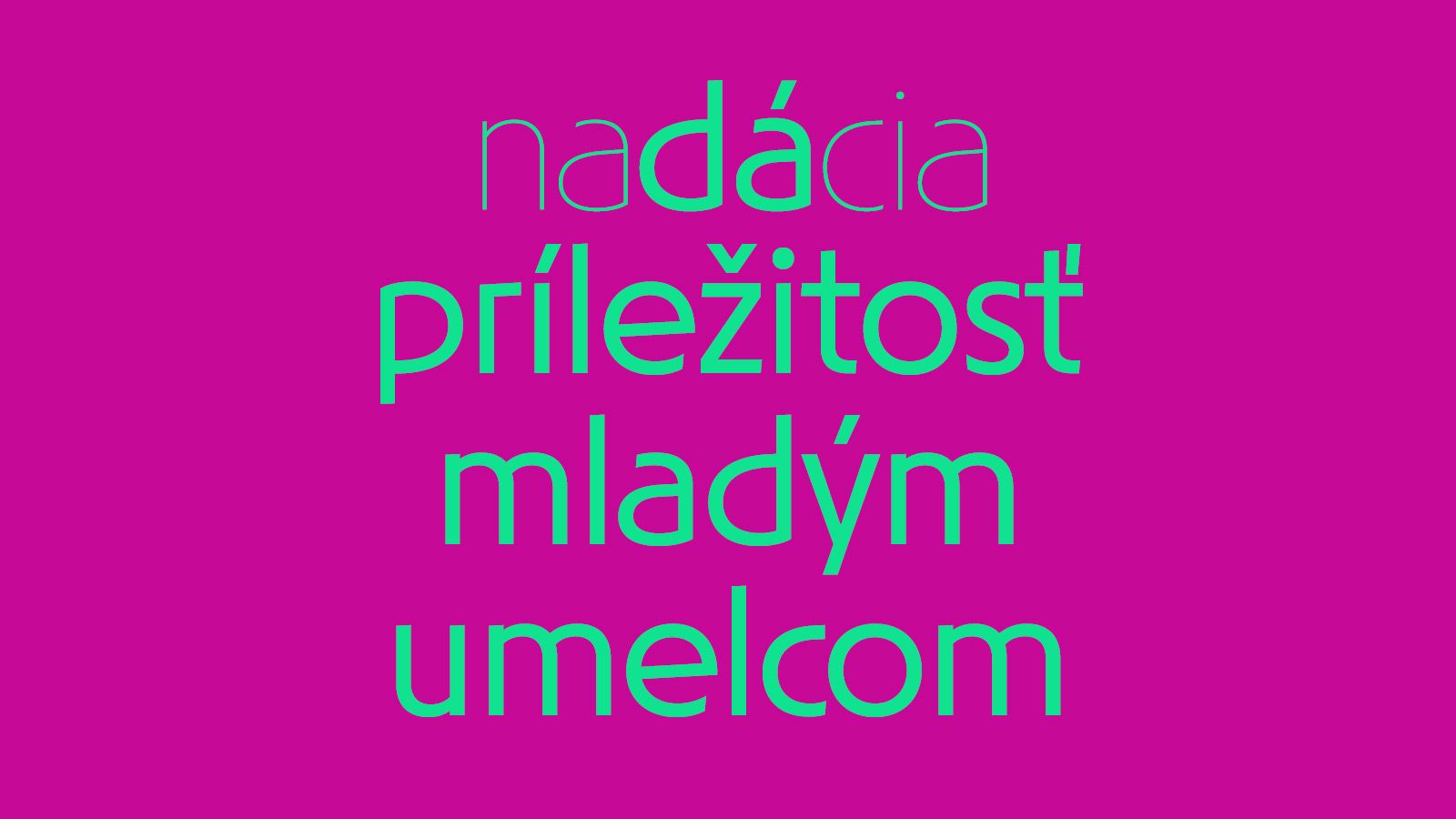 Otvárame grantové programy UMENIE Dizajn a UMENIE Hudba