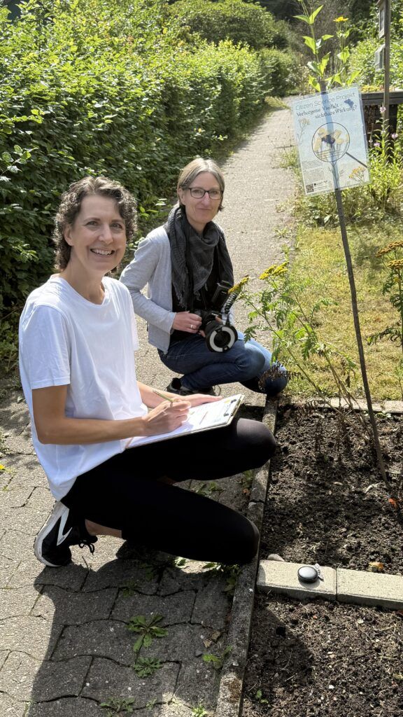 Nach einem Sommer Forschung im eigenen Garten