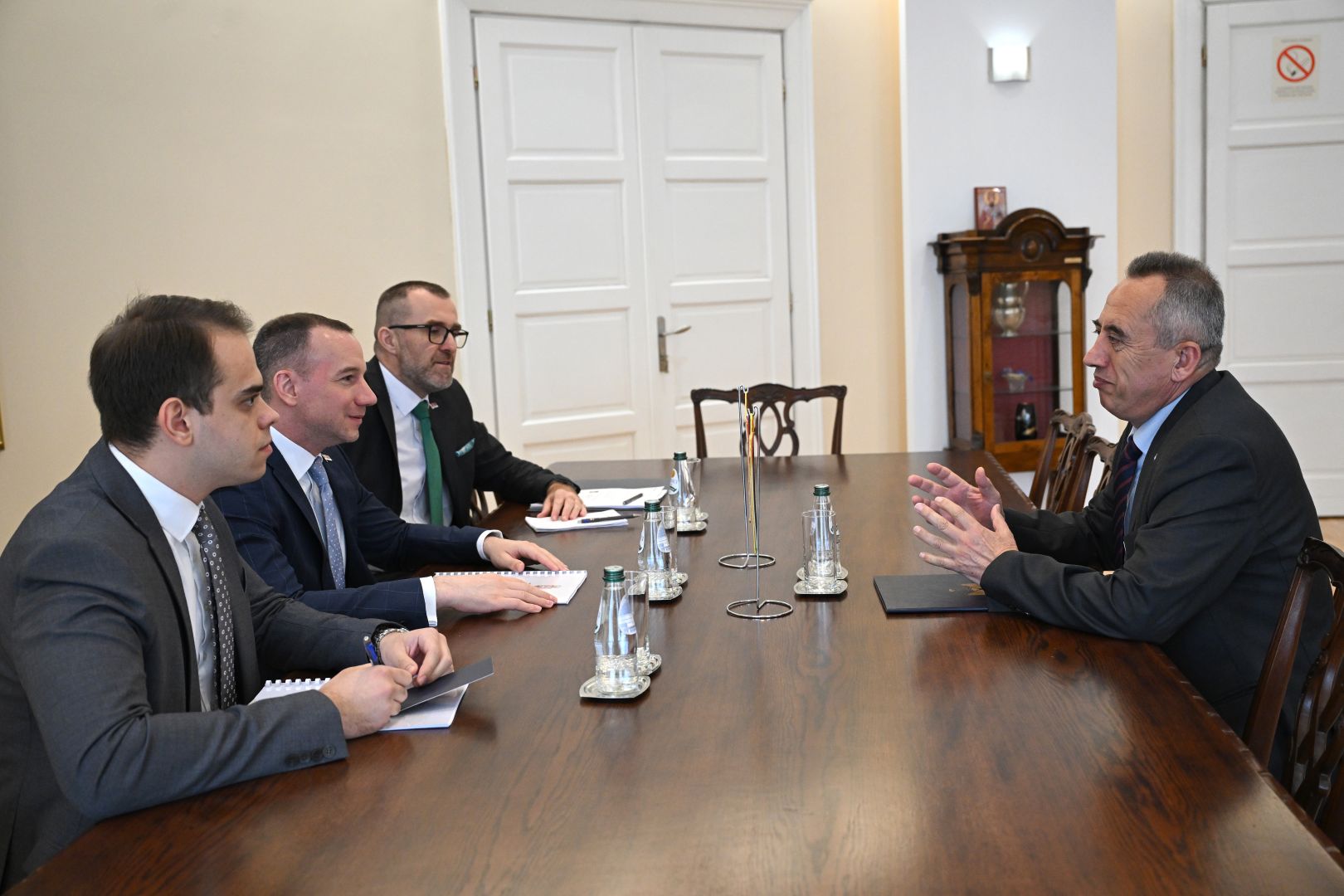 Јовић са амбасадором Државе Палестине