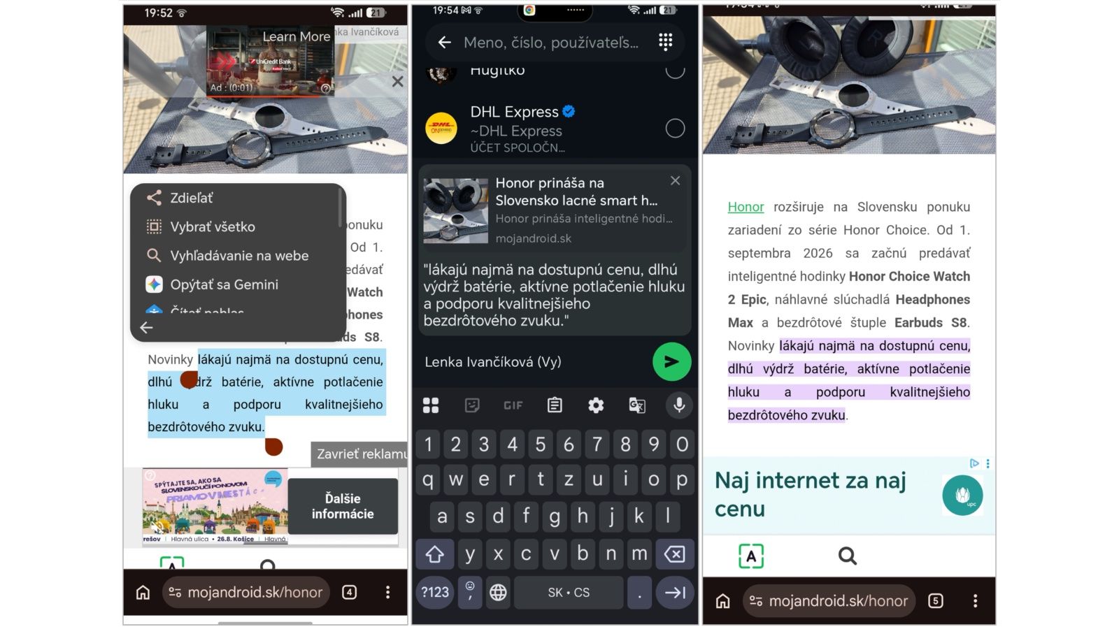 Používate Chrome na Androide? Týchto 5 užitočných funkcií možno nepoznáte