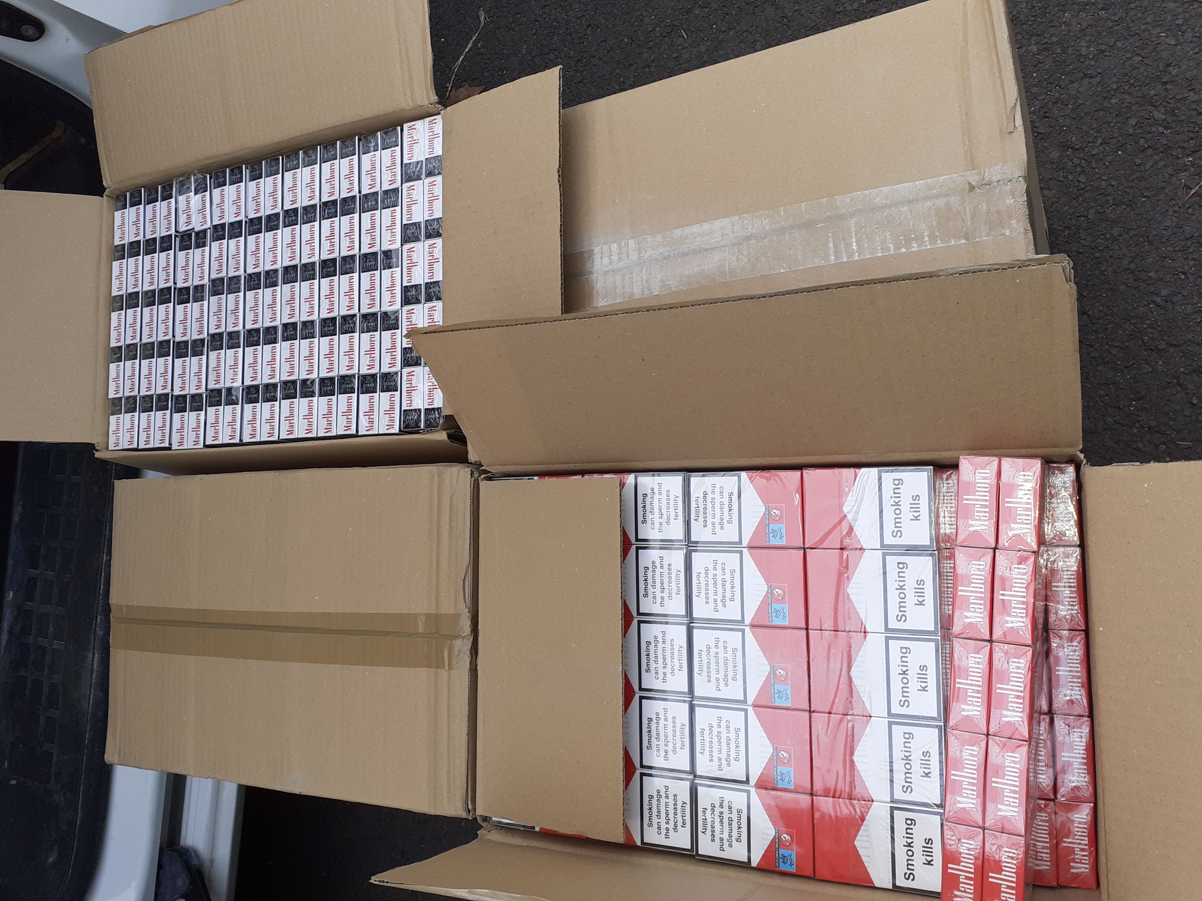Karlovarští celníci zajistili při jedné kontrole 300 tisíc kusů neznačených cigaret