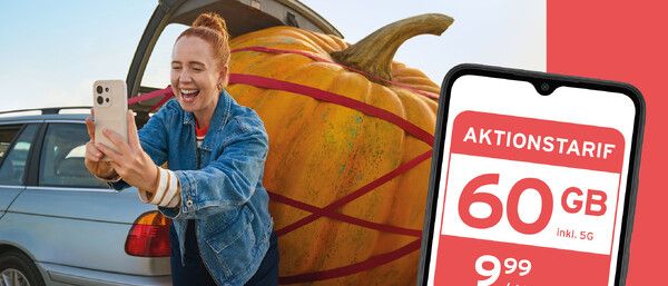 Aktionstarif: weniger als 17 Cent pro Gigabyte