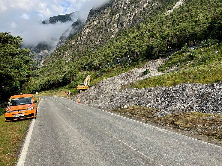 Pitztal: Mure verlegt Landesstraße