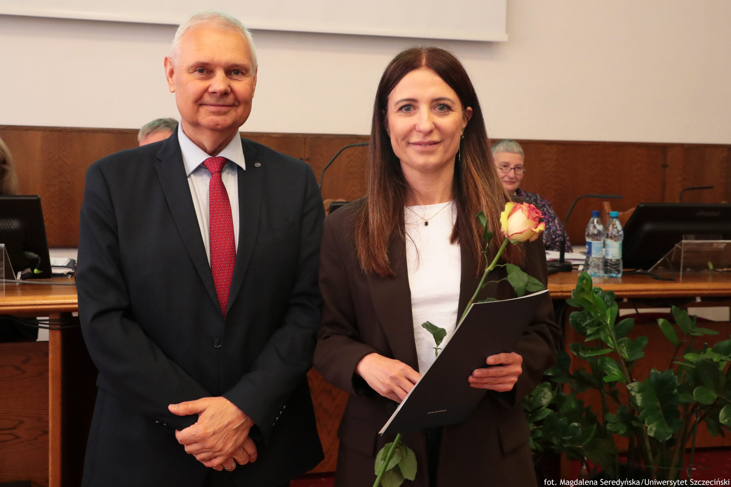 Kwietniowe posiedzenie Senatu Uniwersytetu Szczecińskiego