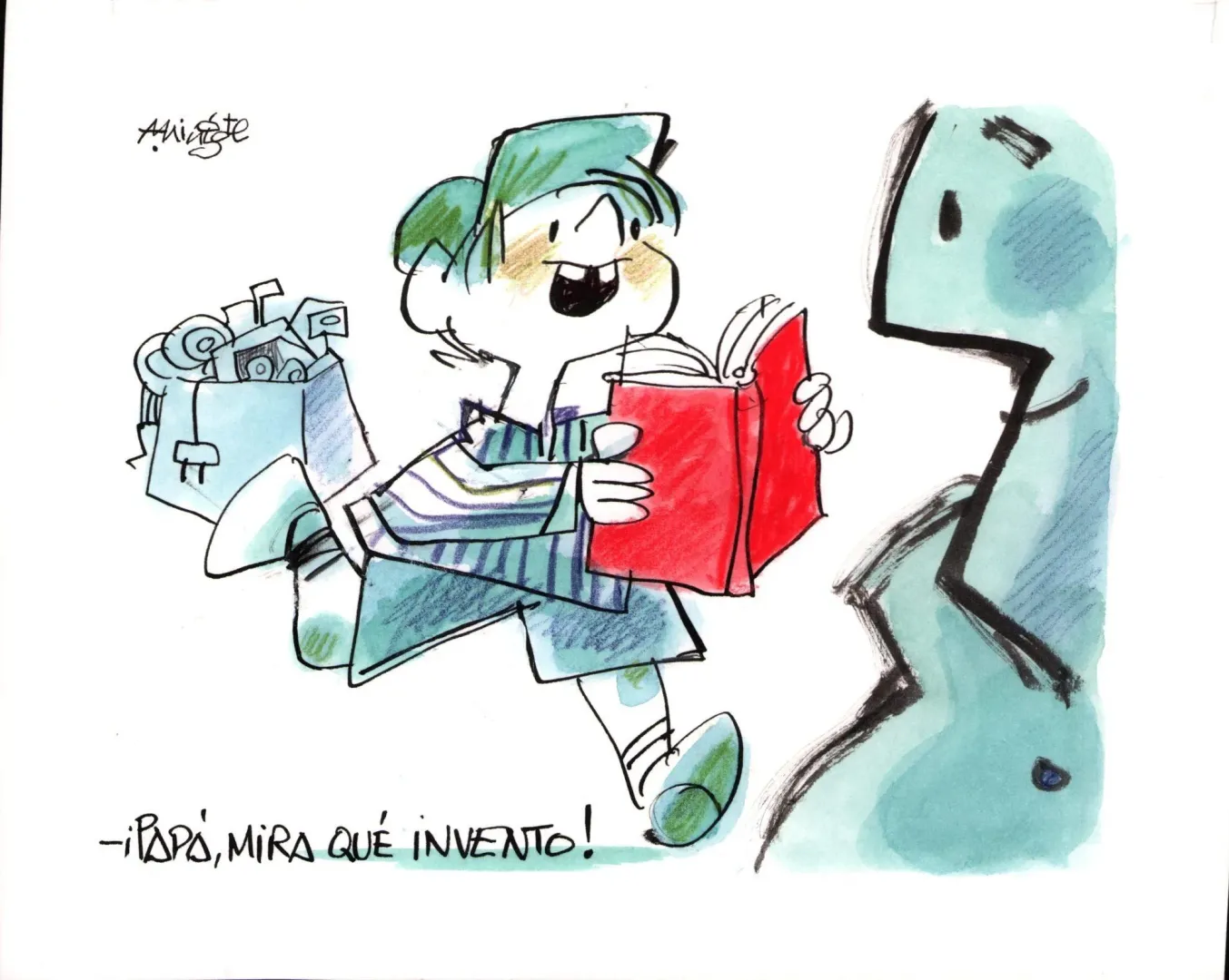 ABANCA, Afundación y el Concello de O Grove presentan «Arte e humor. O enxeño de Antonio Mingote»