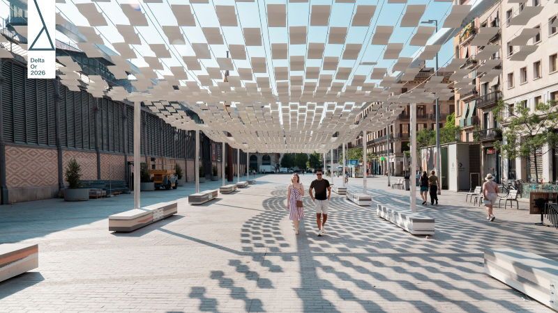 La empresa Denvelops y Eurecat, premio Delta de Oro por una pérgola desarrollada para generar sombra estacional en espacios urbanos