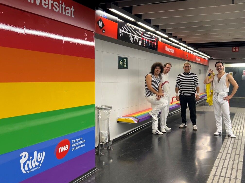 Tribut musical a Queen al metro de Barcelona