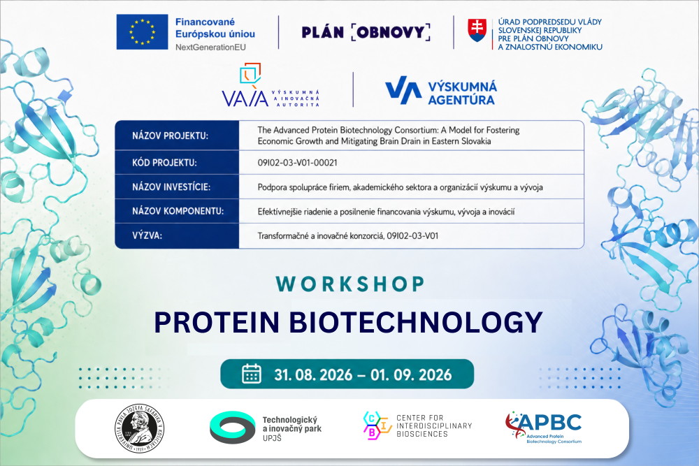 Workshop Biotechnológia proteínov