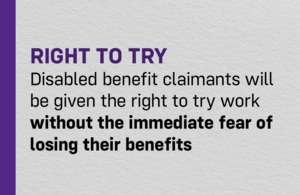 Barriers to work removed for disabled benefit claimants as landmark legislation introduced