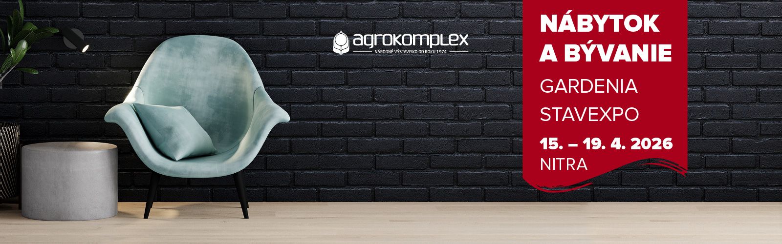 Akreditácia médií na veľtrh Nábytok a Bývanie + Gardenia, Stavexpo 2026