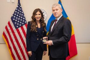 Întrevedere la Departamentul pentru Securitate Internă al Statelor Unite între Viceprim-ministrul Cătălin Predoiu și Secretarul pentru Securitate Internă al SUA, Kristi Noem