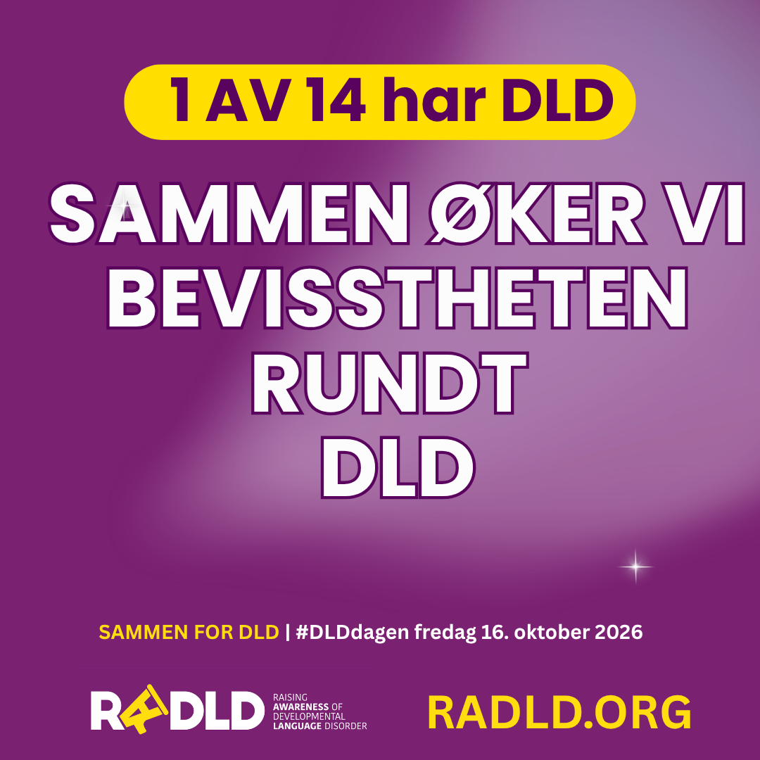 Åpent webinar: Sammen for DLD - Flere perspektiver, bedre løsninger