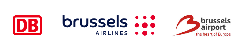 Deutsche Bahn’s first high-speed train at Brussels Airport, in collaboration with Brussels Airlines