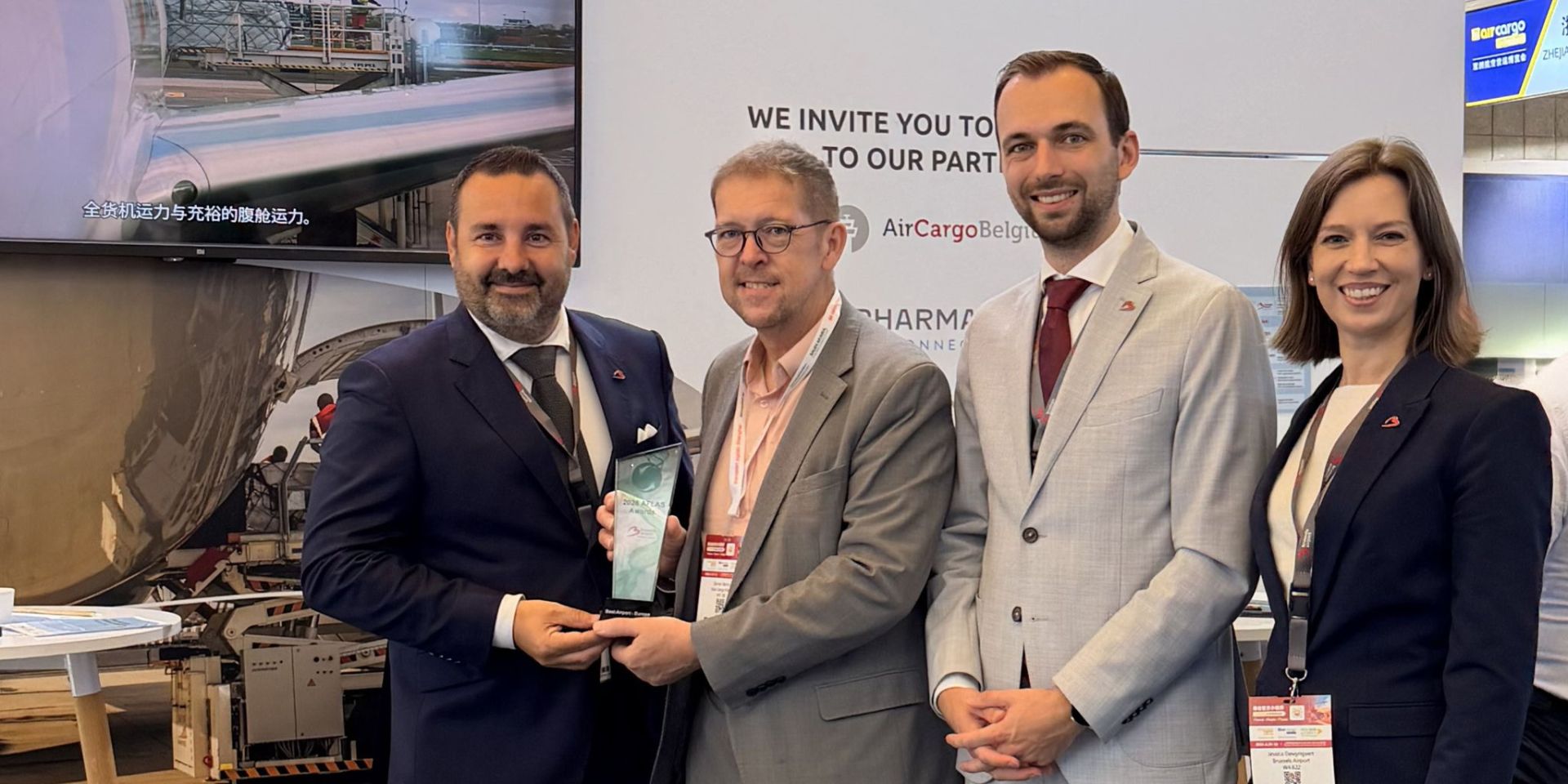 Brussels Airport wins award for best cargo airport in Europe