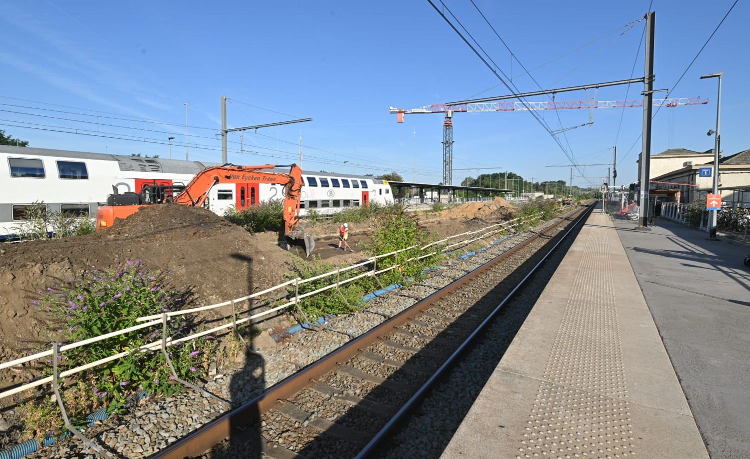 Morgen opent tijdelijk stationsgebouw aan station van Tienen