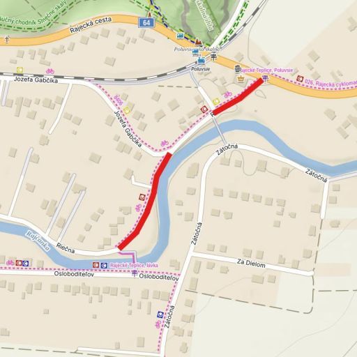 Dopravné obmedzenia na uliciach Osloboditeľov a Riečna