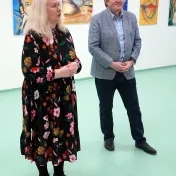 Vernisáž Aleny Sedlákovej (Alenis): TRBLIETANIE SVETIEL A AKVARELY