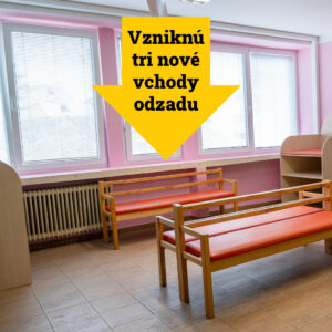 Zmena organizácie dopravy okolo polikliniky a avízo nových vstupov do ambulancií