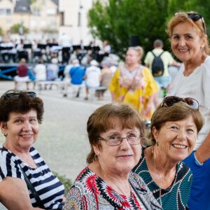 Letný promenádny koncert Dychového orchestra mesta Galanta v Senci