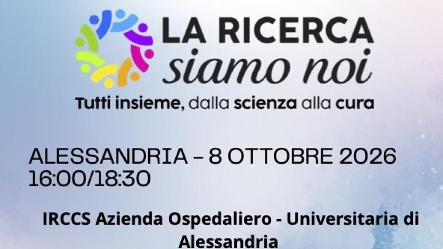 “La ricerca siamo noi”: EUPATI Italia porta ad Alessandria la seconda tappa della campagna sul territorio.
