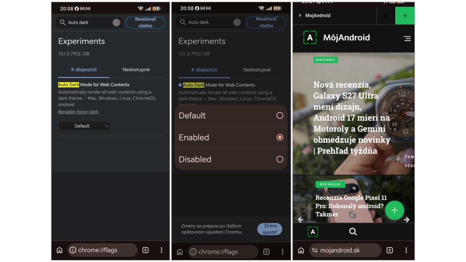 Používate Chrome na Androide? Týchto 5 užitočných funkcií možno nepoznáte