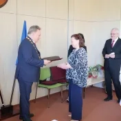 Rektor prijal jubilantov: Poďakoval im za roky práce a oddanosti