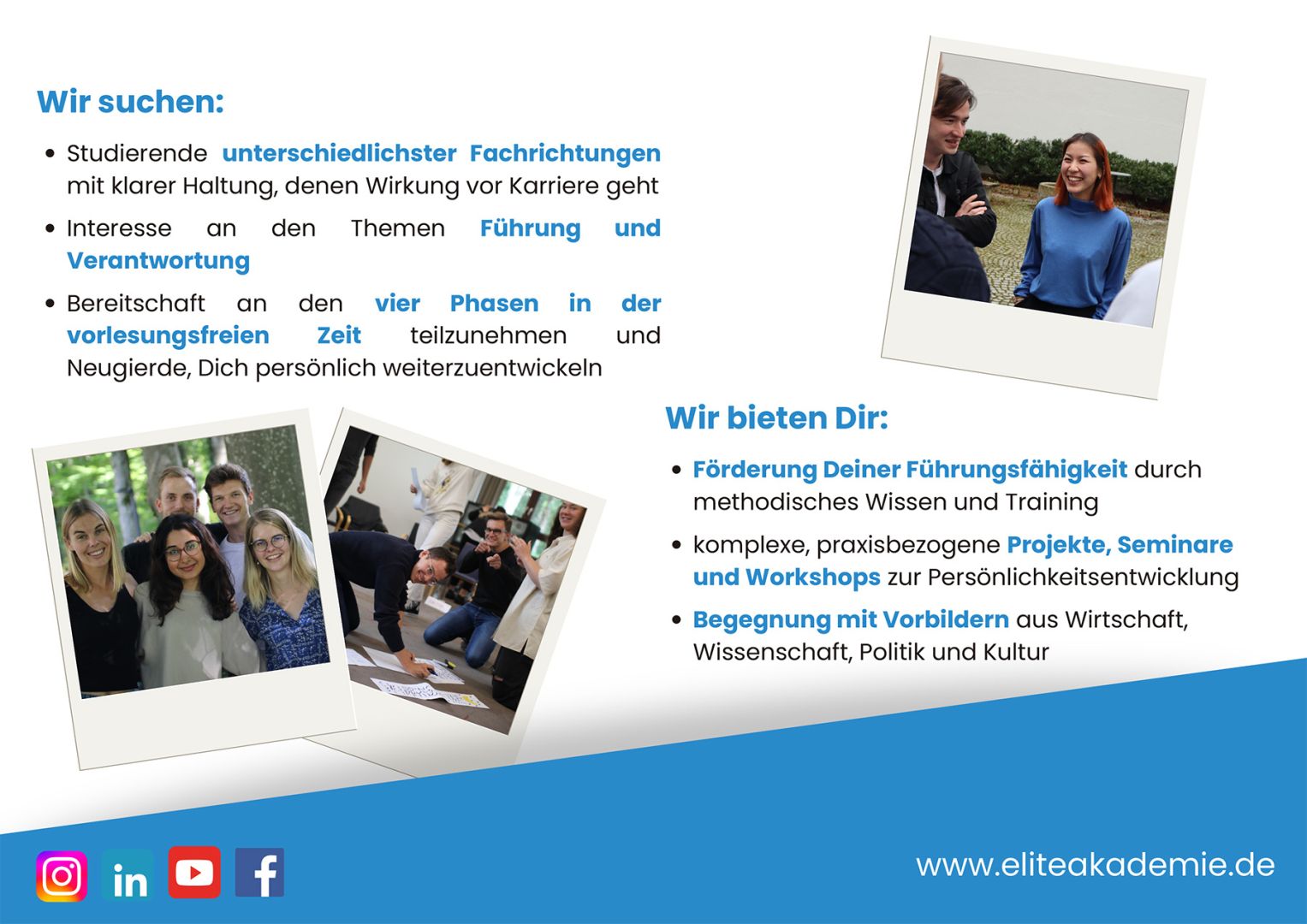 FAU-Studierende in Bayerischer EliteAkademie