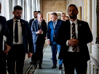 Predseda vlády SR Robert Fico rokoval s rakúskym prezidentom Alexandrom Van der Bellenom