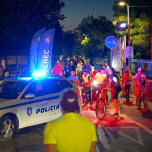 II. Nočnej cyklojazdy mestom Senec sa zúčastnilo až 403 cyklistov!