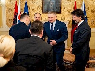 Predseda vlády SR Robert Fico sa stretol s prezidentom Albánska Bajramom Begajom